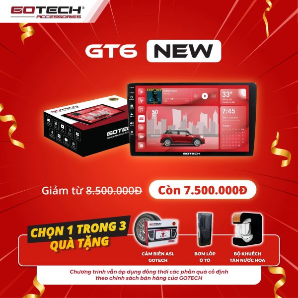 MÀN HÌNH DVD GOTECH GT6 NEW