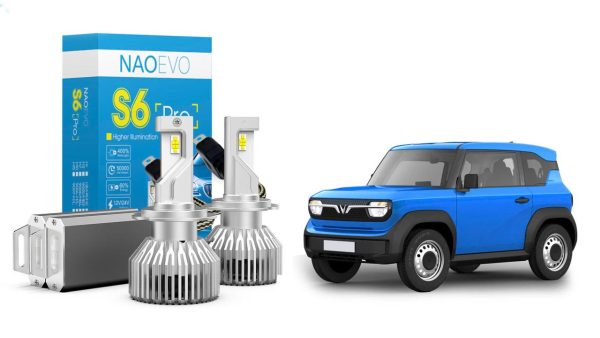 BÓNG LED VINFAST VF3: NAOEVO S6 PRO CHÂN H7