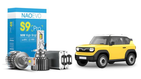 BÓNG LED VINFAST VF3: NAOEVO S9 PRO CHÂN H7