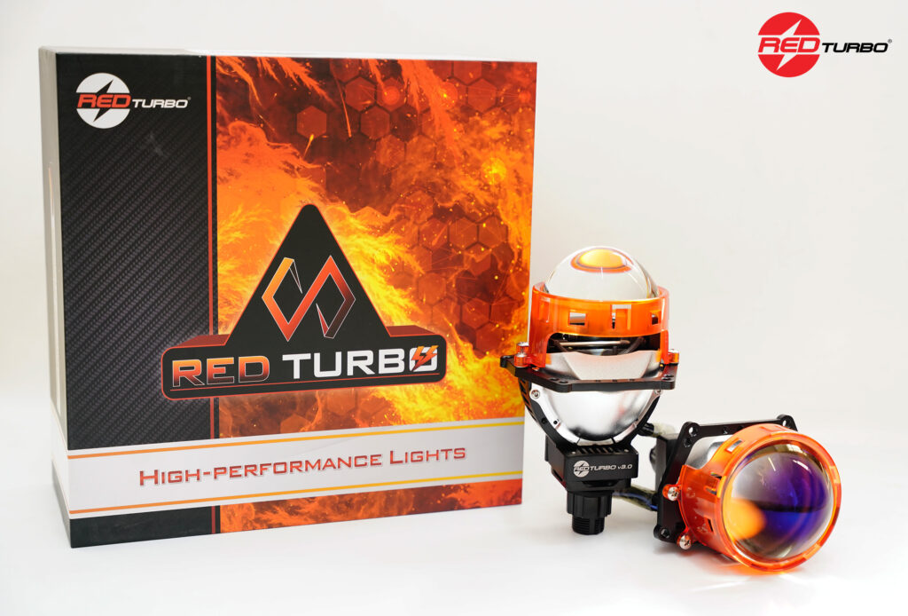Bi Led Red Turbo 3.0 8 Bi led Red Turbo 3.0