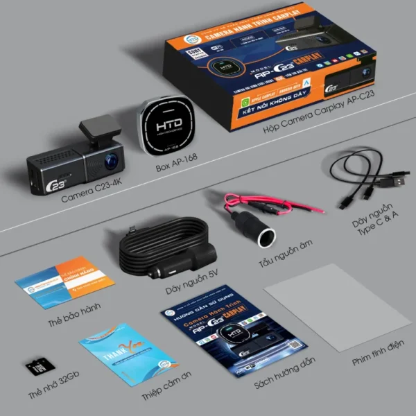 CAMERA HÀNH TRÌNH HTD CARPLAY AP-C23 - Hình ảnh 5