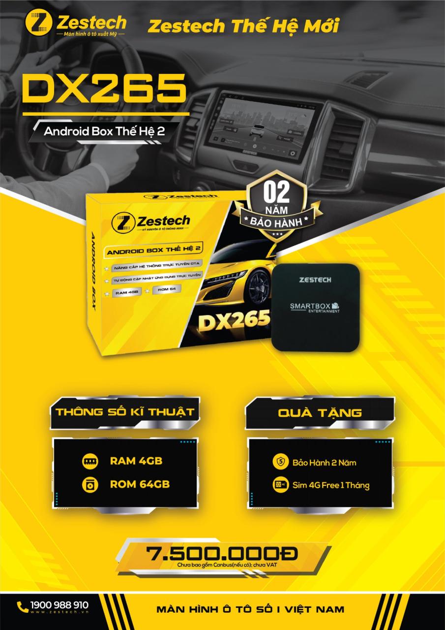 Báo Giá Android Box Zestech DX265 Thế Hệ 2 Báo Giá Android Box Zestech DX265 Thế Hệ 2