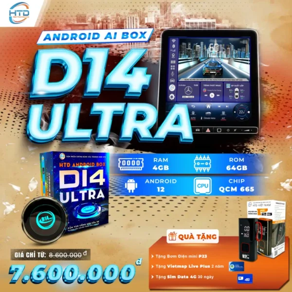 Smart Android Box cho ô tô D14 Ultra đặc biệt - Hình ảnh 7