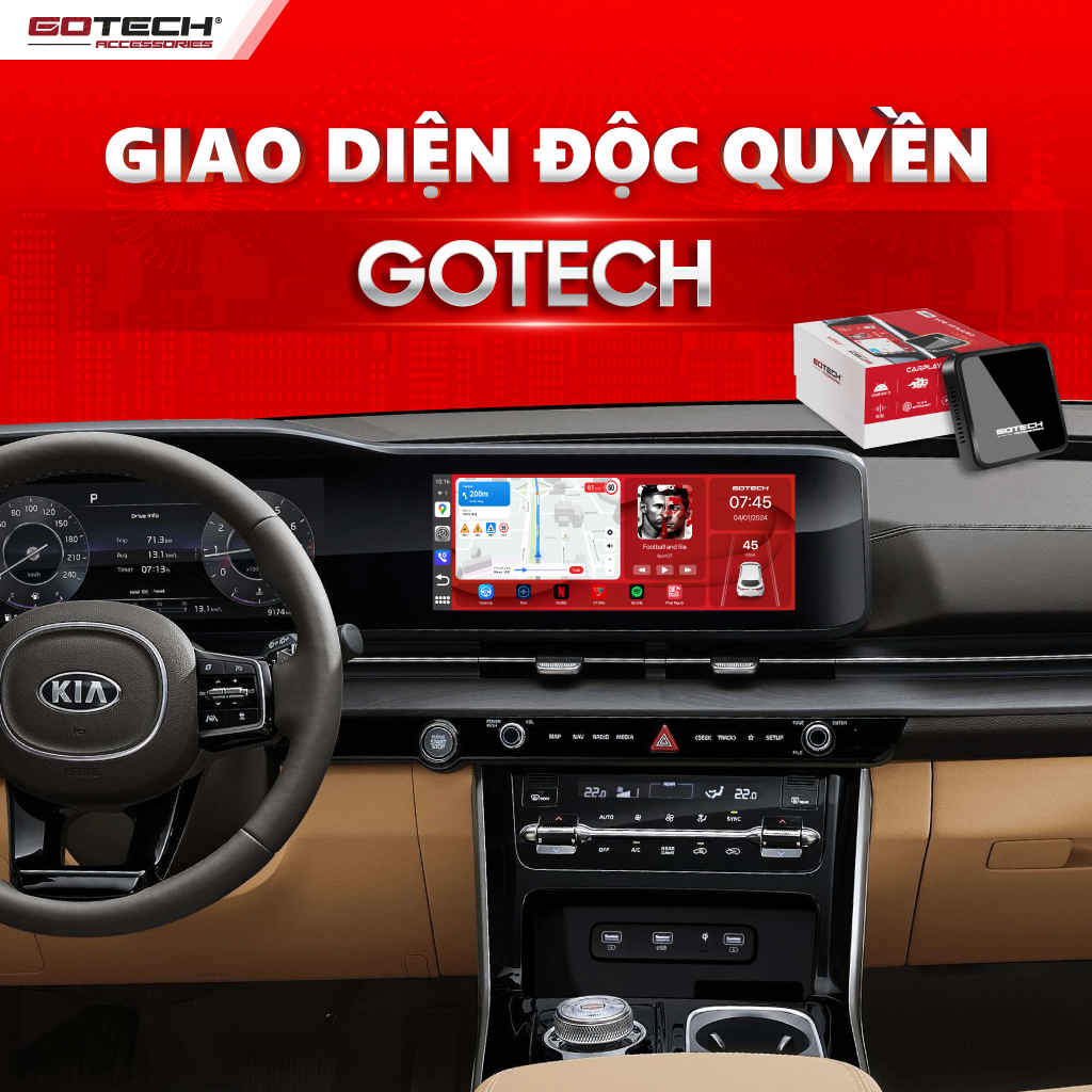 Giao diện độc quyền Gotech GB7