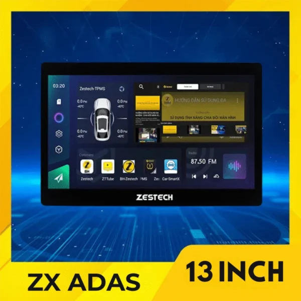 Màn Hình Zestech ZX ADAS 13inch 2K Mới Nhất 2025
