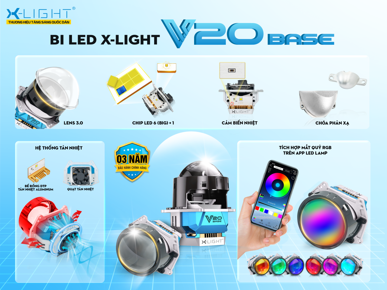 BI LED X-LIGHT V20 BASE 2025