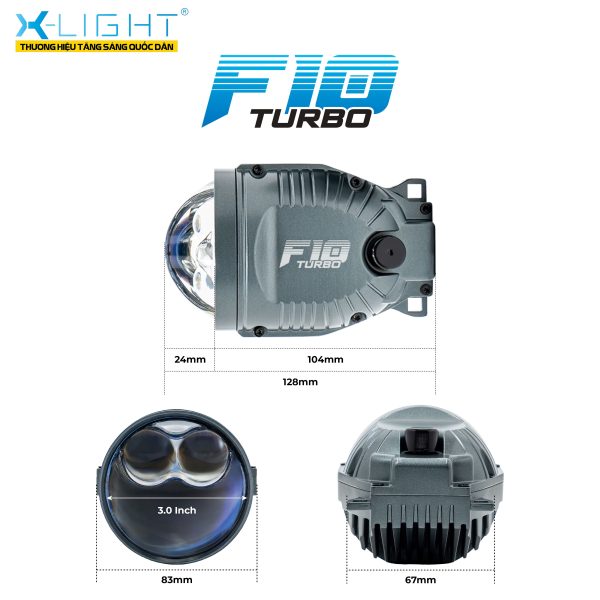 BI GẦM X-LIGHT F10 TURBO 1 Chế Độ Màu - Hình ảnh 7
