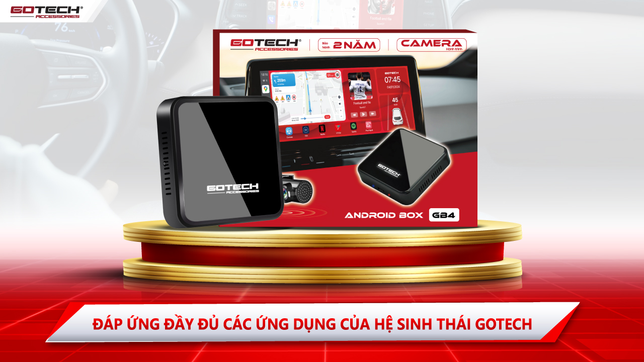 Android Box Gotech GB4 đáp ứng đầy đủ hệ sinh thái Gotech