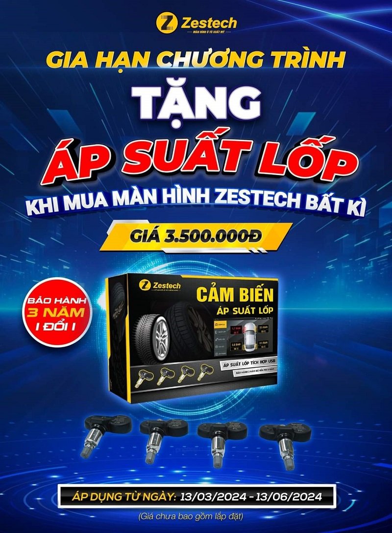 Báo Giá Cảm Biến Áp Suất Lốp Zestech