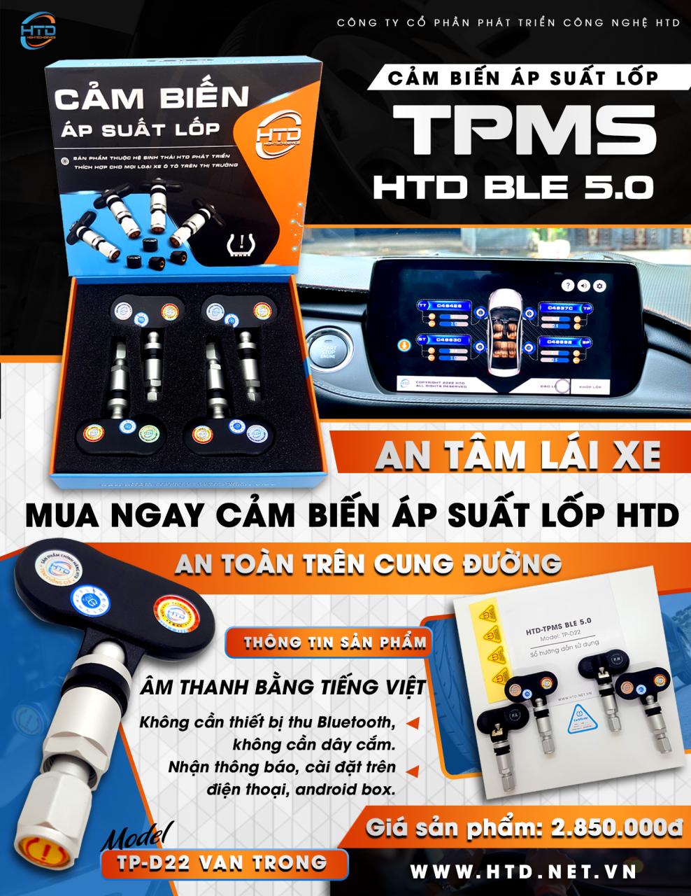 Tính năng cảm biến áp suất lốp HTD van trong tốt nhất