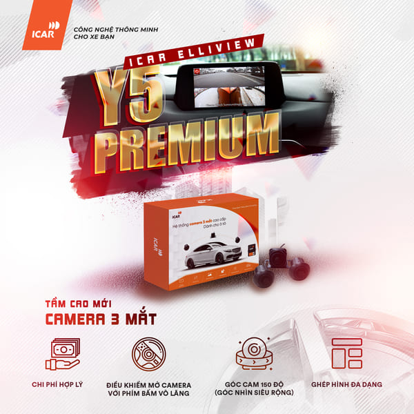 Camera 3 mắt Elliview Y5 Premium