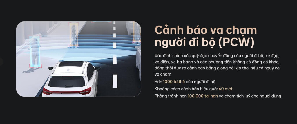 Cảnh báo va chạm với người đi bộ
