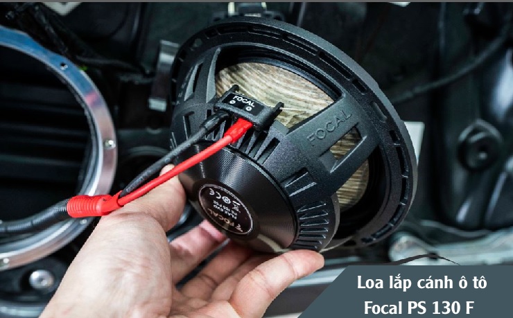 Đấu nối loa Mid-bas Focal PS 130 F cho ô tô