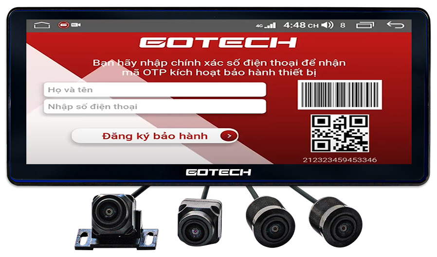 Bảo hành điện tử thuận tiện chỉ cần một cú chạm thông qua ứng dụng GOTECH Service, mang lại trải nghiệm quản lý và chăm sóc dịch vụ nhanh chóng và hiệu quả.