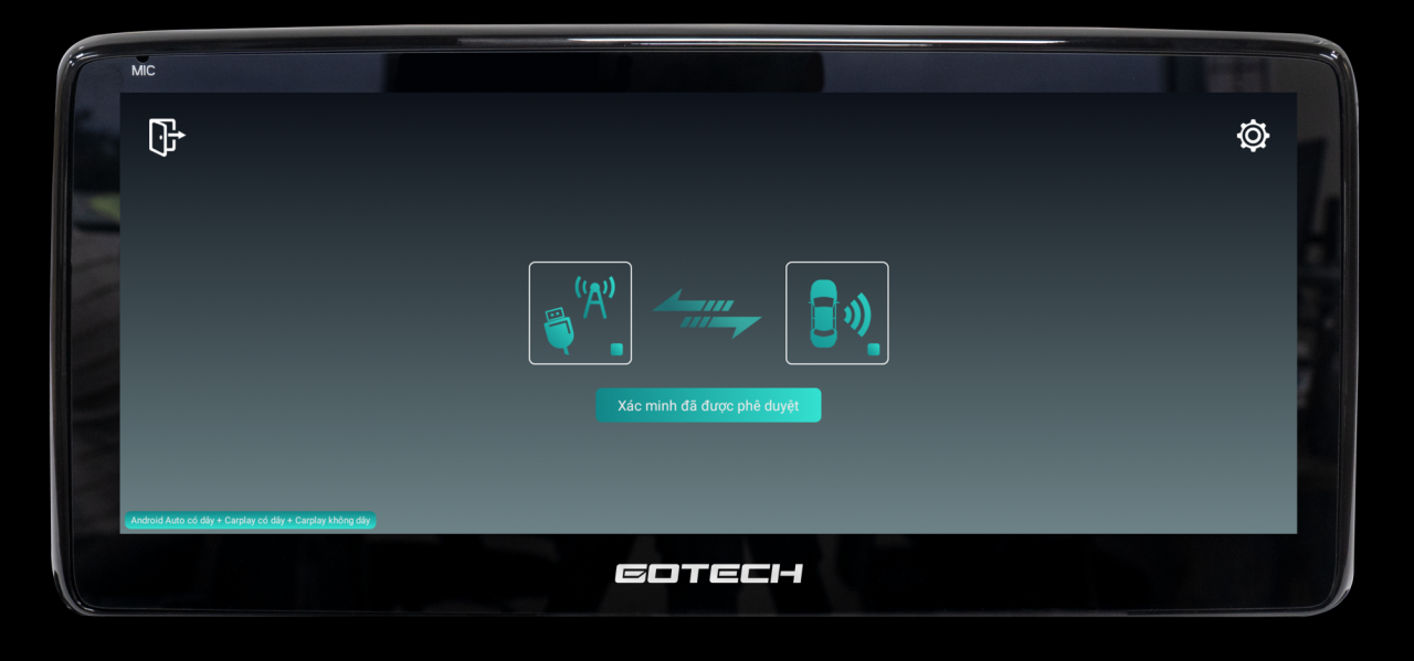 Kết nối với điện thoại thông qua Bluetooth hoặc Apple Carplay