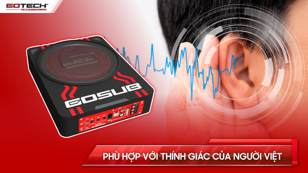 Loa GOSUB 10 phù hợp với thính giác của người Việt