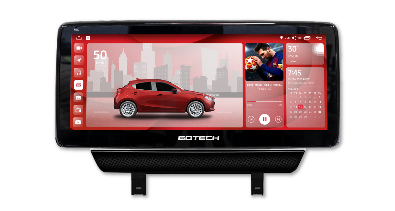 Màn hình ô tô thông minh GT Mazda Limited cho xe Mazda 2