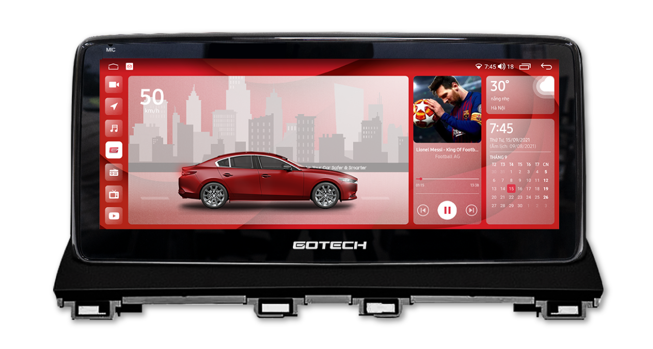 Màn hình ô tô thông minh GT Mazda Limited cho xe Mazda 3 2015 - 2019