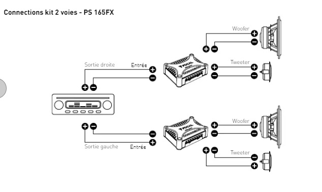 sơ đồ đấu nối loa Focal PS165FX